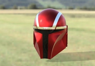 mandalorian helmet cosplay star wars starwars disney baby yoda darth vader armor diy 3d print jedi hobby re pare 3d print model - Mito3D