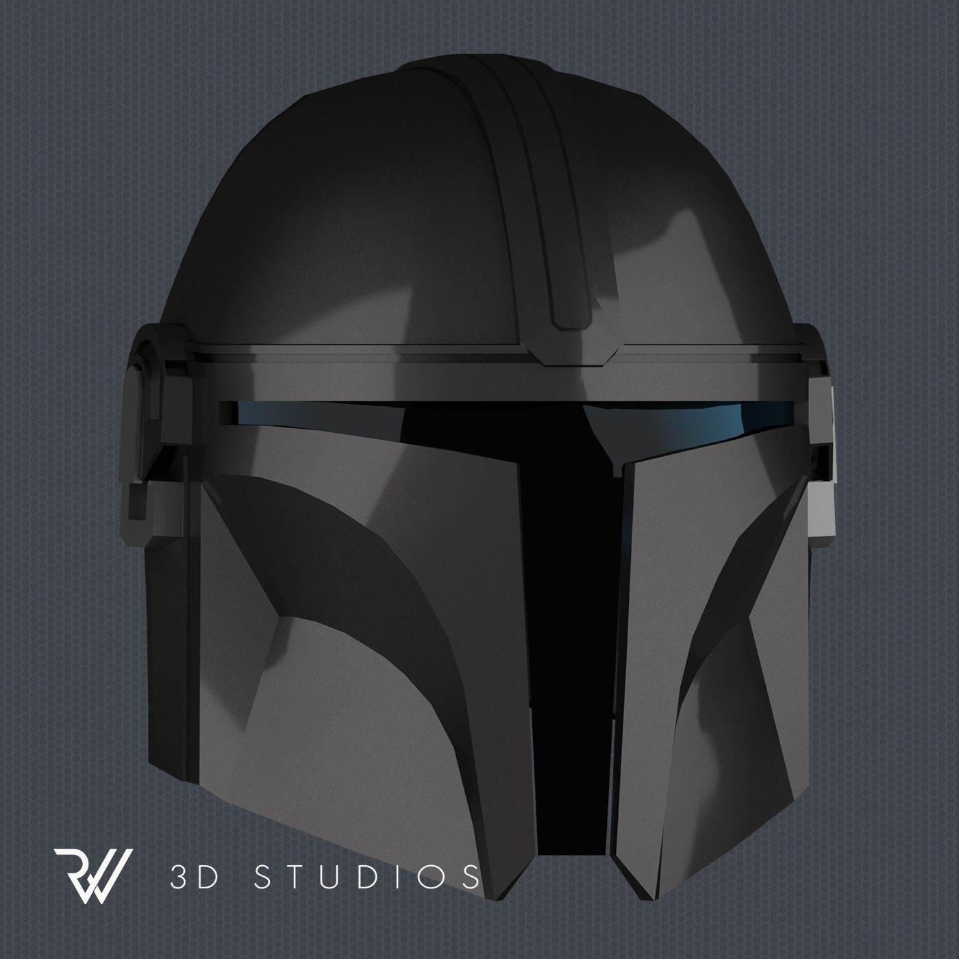mandalorian helmet - stl file mando cosplay sw bobafett boba fett art scans replicas 3D print model - Mito3D