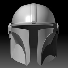 mandalorian helmet 3d printable model sw starwars cosplay mask props boba fett sith trooper hobby diy 3d print model - Mito3D