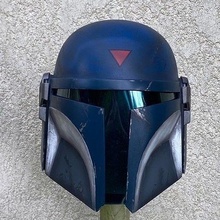 mandalorianer helm benutzerdefiniert star kriege konzept kunst sci fi cosplay spiele spielzeuge 3d print model - Mito3D