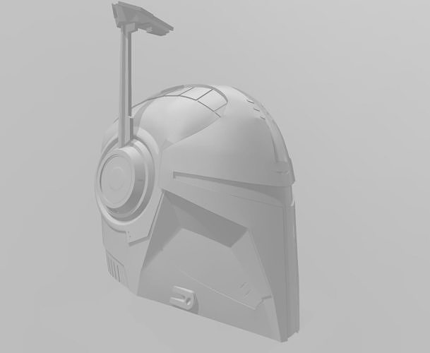 mandalorian stalk helmet starwars star wars armor armour sci fi mando manda mandolorian sith jedi lightsaber gun blaster war weapon fashion 3D print model - Mito3D