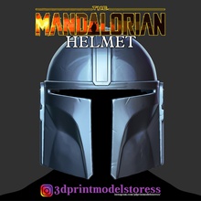 mandalorian star wars helmet cosplay stl file armor knight starwars skull weapon halloween comiccon stormtrooper shield toys games 3d print model - Mito3D