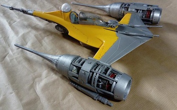 mandalorien custom kit 1998 hasbro toy mandalorian starfighter star wars space ship games toys 3d print model - Mito3D