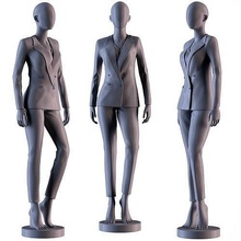 manequim fêmea moda mulher roupas figura pano compras loja vestir t camisa escultura estátua decoração miniatura imprimível 3dprinter arte esculturas 3d print model - Mito3D