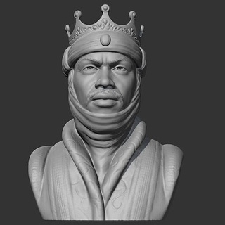 mansa musa 3d print model president people human head portrait bust figure man face statue sculpture actor king african art sculptures 3d print model - Mito3D