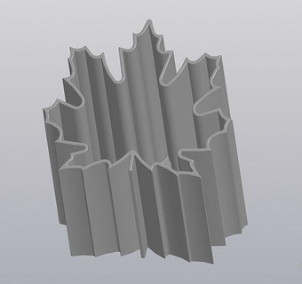 érable feuille porte plume titulaire soutien petit choses crayons bureau organisateur maquillage brosse papeterie espace rangement arbre Bureau fourniture nature forêt maison décor 3d print model - Mito3D