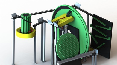 Marmor-Maschine 05 hobby-Heimwerker Marmor Maschine - Spielzeug solidworks machinemechanisms hobby diy in der Robotik 3d print model - Mito3D