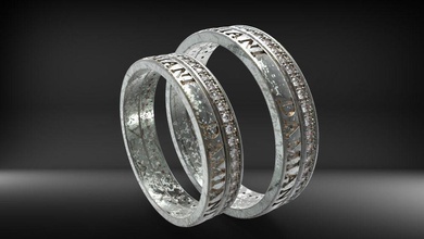 mariage gran dring dsolid 3dm stl la joyería grande todos mm los anillos 3d print model - Mito3D