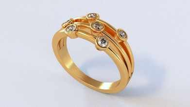 Trauringe 86 Schmuck mariage Ringe bedruckbar ist Halskette Silber gem Diamant-ring weiß genial schwarz 3d print model - Mito3D