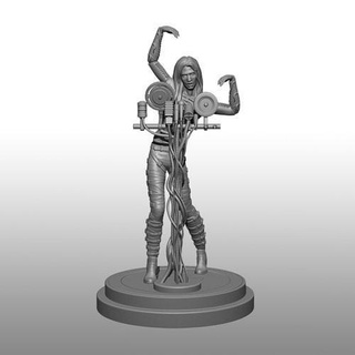 marilyn Manson scultura roccia cantante musica arte sculture 3d print model - Mito3D
