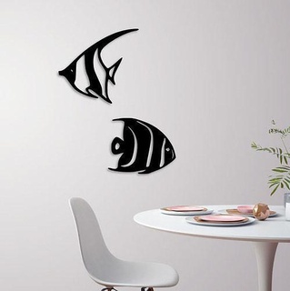 marine fish wall decoration decor 3d printing silhouette sea 2020 art animals aquarium design dining house 3d print model - Mito3D