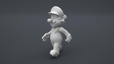 Mario video gioco nintendo fungo xbox carattere super Giochi giocattoli 3d print model - Mito3D