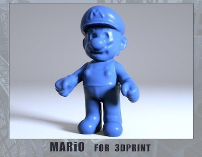 mario 3dprint game character games print toys supermario super video nintendo bros mariobros miniatures figurines fantasy art 3d print model - Mito3D