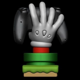Mario mano telecomando gioco titolare supporto snes xbox stazione giocatore nerd geek giocattoli console video giocattolo Giochi Accessori 3d print model - Mito3D