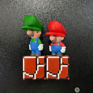 Mario Luigi Süper kardeşler Taiced oyunlar oyuncaklar 3d print model - Mito3D
