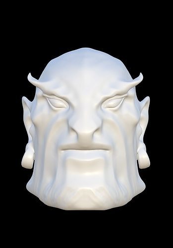 mark dota2 dämon kopf modell charakter spielzeug spiel lego junge spiele spielzeuge 3D print model - Mito3D