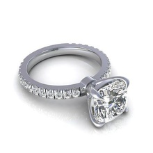 marca dividido diamante anel v2 jóia gema noivado Casamento jóias prata joalheria ouro engagem moda esterlina pingente colar beleza brincos pingentes argolas 3d print model - Mito3D