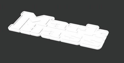 markbass değiştirme logo kombo bas gitar 3dprint hobi kendin yap 3d print model - Mito3D