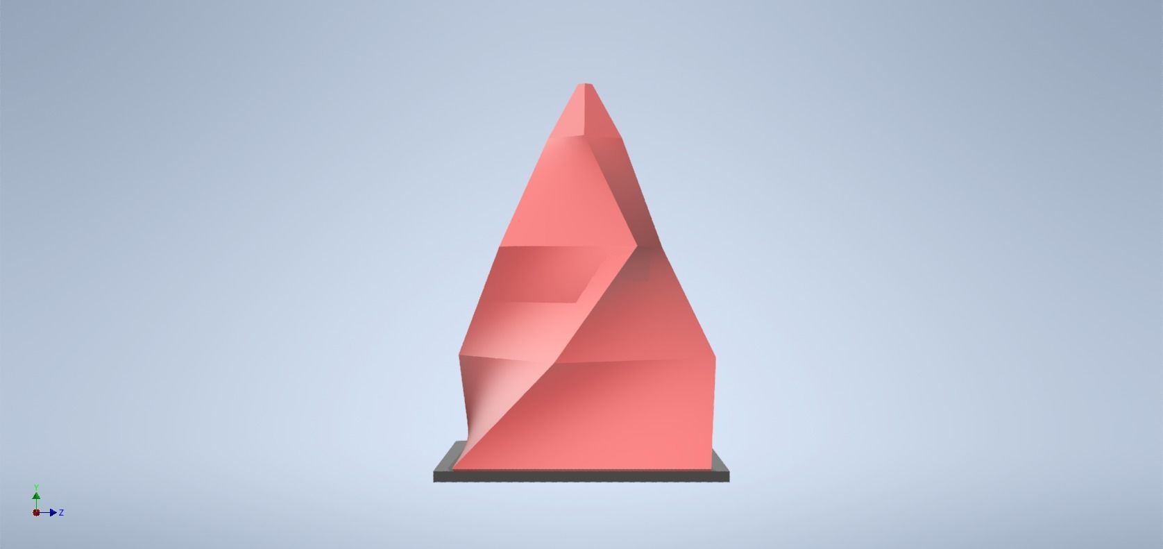 işaretleyici geometrik Sanat mimari kavramsal basitlik heykeller 3D print model - Mito3D