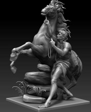 marly art escultura historia histórico las esculturas 3d print model - Mito3D