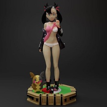 marnie zahl of weiblich pokémon mädchen sexy anime manga pikachu nsfw sfw drucken 3d spiele spielzeuge 3d print model - Mito3D