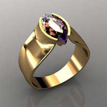 marquis ring Schmuck Juwel Hochzeit diamond gem gold ruby Edelstein Saphir emerald kostbar genial Ringe 3d print model - Mito3D