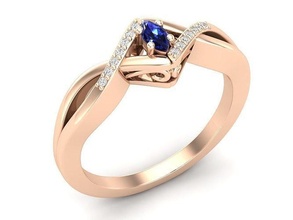 marquesa diamante senhoras noivado anel joalheria prata casamento ouro jóia luxo platina gema imprimível brilhante celebração brilhando aniversário branco 3d print model - Mito3D