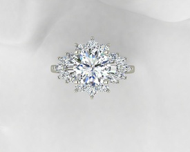 marquise diamond ring Schmuck 3d Ringe 3d print model - Mito3D