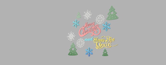 marry christmas happy year winter illustration celebration snow snowman marrychristmasandhappynewyear marrychristmas happynewyear holiday festive birthday snowboard tree gift games toys interior house 3d print model - Mito3D