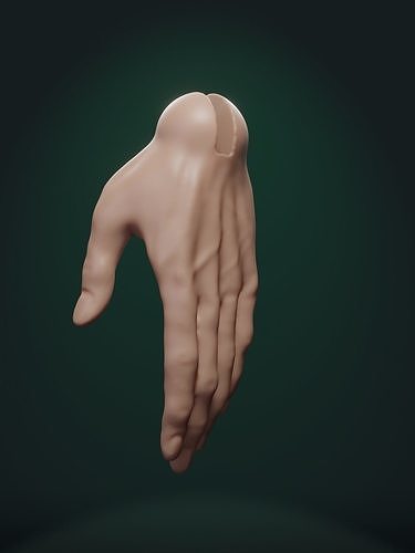 marte bjd mano posa 3 corpo pelle umano bambola giochi giocattoli 3D print model - Mito3D