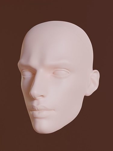 mars doll matthew head portrait face body skin male bjd games toys 3D print model - Mito3D