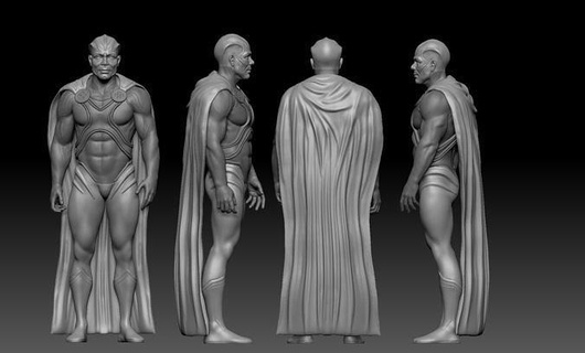 Marsmensch Manhunter zsjl Zack Snyder Gerechtigkeit Liga Fantasie fiktiv Kreatur mythologisch Außerirdischer Kunst Skulpturen 3d print model - Mito3D