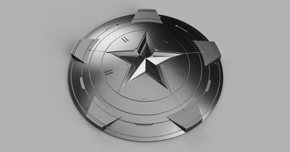 marvel captain america shield - play arts kai version captainamerica hobby diy 3d print model - Mito3D