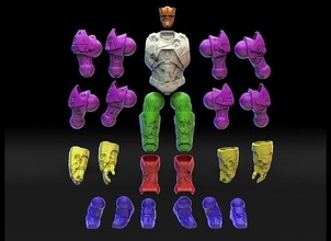 meraviglia crisi protocollo sentinella 2 danneggiato presupposto incluso eroe comico miniatura supereroe mutante uomo ragno ferro giochi giocattoli 3d print model - Mito3D