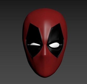 marvel deadpool mask deadpoolmovie cosplay cos art helmet 3d print model - Mito3D