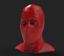 3D Printable Deadpool head pencil holder by Stefanos Anagnostopoulos