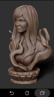 María Jane busto bost 3dprint coleccion Sla abs fdm Arte esculturas 3d print model - Mito3D