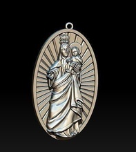 mary maria noel baba santa katolik hıristiyan dini din roma i̇sa kutsal rahip çapraz sacramento harika ucuz isa st aziz takı kolye 3d print model - Mito3D