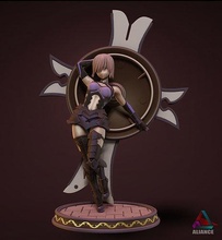 mashu - fate grand order anime manga sword cross statue figure toy collectibles toycollectibles magic 3dprint 3dprintable fategrandorder sculpture art character sculptures 3d print model - Mito3D