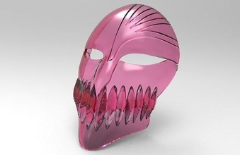 Maske bleichen 3d 3dmodel 3dprint druckbar cg Spiel Kleidung stl Mode Party 3d print model - Mito3D