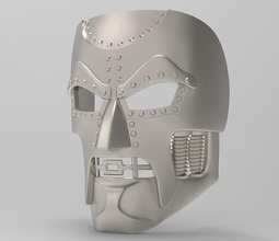 mask - doom 3d 3dmodel cg game clothing fashion party face 3d print model - Mito3D