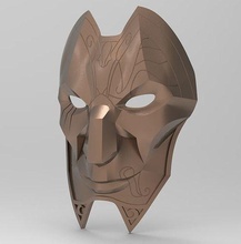 máscara jhin 3d 3dmodel 3dprint imprimible ropa partido Moda cg 3d print model - Mito3D