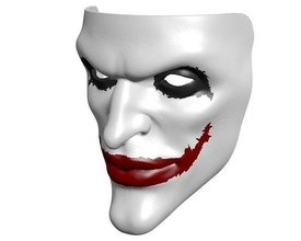 Maske Joker 3d 3dmodel cg 3dprint druckbar Kleidung Mode Gesicht Party 3d print model - Mito3D