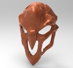 mask - reaper 3d 3dmodel 3dprint printable stl clothing cg party fashion face 3d print model - Mito3D
