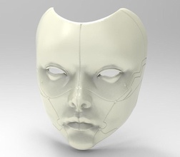 mask - robo 3d 3dmodel 3dprint printable clothing stl cg game fashion 3d print model - Mito3D