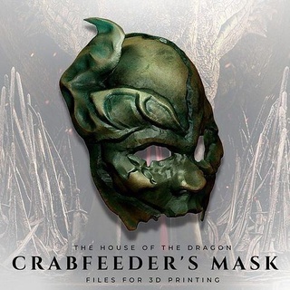 mask crabfeeder house dragon face sons harpy game thrones martin song fire ice crab feeder hobby diy 3d print model - Mito3D