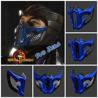 cero máscara mortal kombat 11 buscador of mitologias casco armadura cosplay mk11 mkx mk9 escorpión ermac novato saibot lluvia fumar reptil moda 3d print model - Mito3D