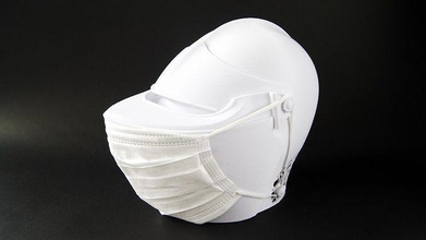 masqué Chevalier air purificateur armure Plastique covid 19 maison accessoires 3d print model - Mito3D