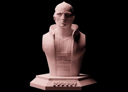 masa thane llorar busto estatua 3d impresión impreso imprimible Arte esculturas 3d print model - Mito3D
