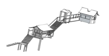 fest baum haus 3d datei baumhaus wald landschaft hobby diy 3d print model - Mito3D